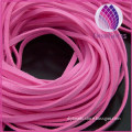 Cord, faux suede lace, hot pink, 4x1.5mm . factory price,wholesale cheap ,diy jewelry making.